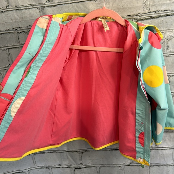 Matilda Jane Polka Dot Vinyl and Cotton Hooded Raincoat Size 6 (1of2) - Picture 5 of 6